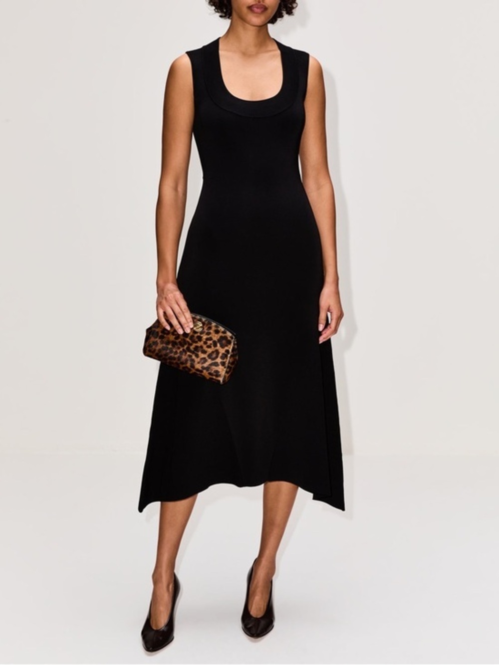 Galvan London Claudia Sleeveless Midi-Dress Size Medium